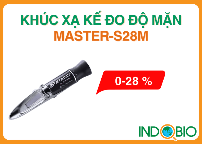 khúc xạ kế đo độ mặn Master-S28M